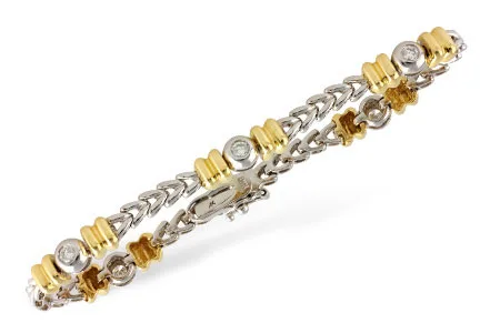 Diamond Bracelet in white gold