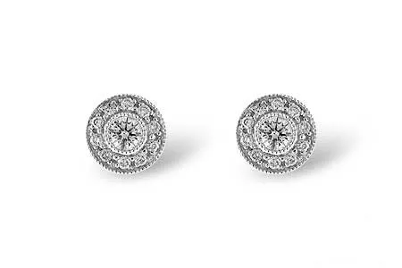 Diamond Earrings in white gold