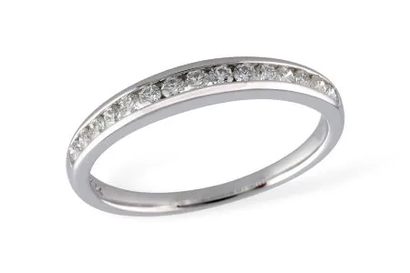 Diamond Wedding Band in white gold