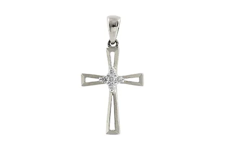 Diamond Pendant in white gold