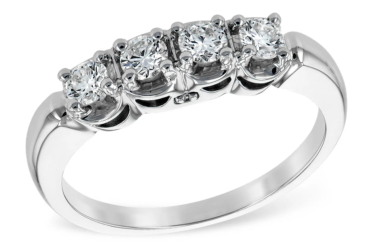 Diamond Wedding Band in white gold