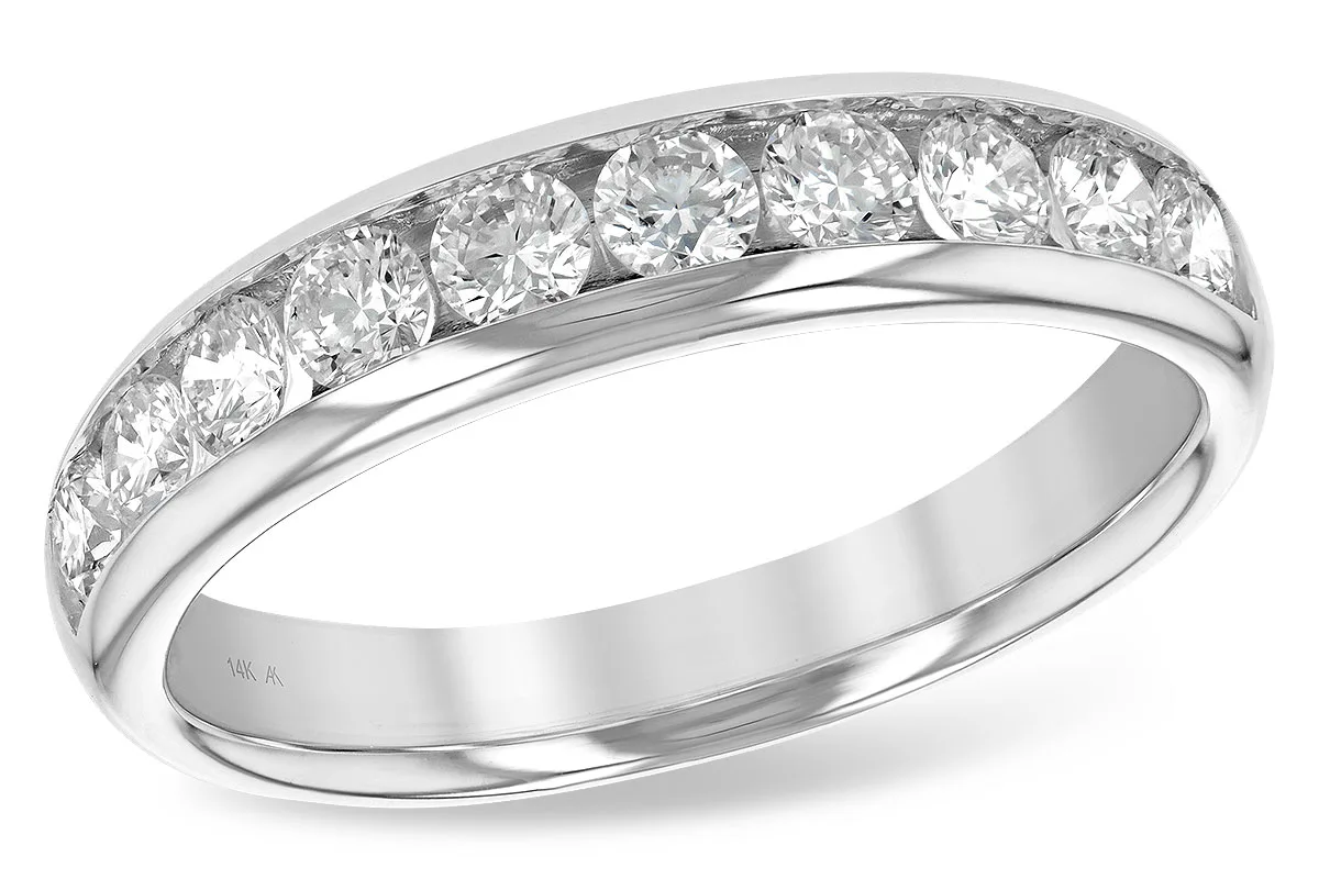 Diamond Wedding Band in white gold