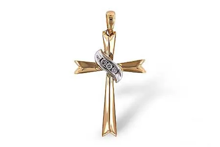 Diamond Pendant in yellow gold