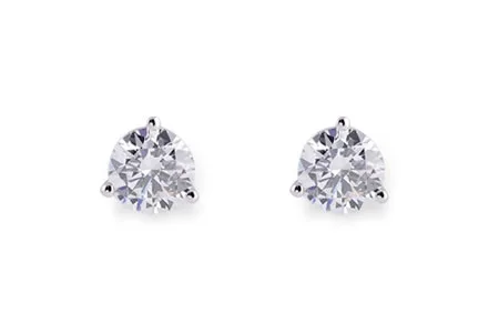 Diamond Earrings in white gold