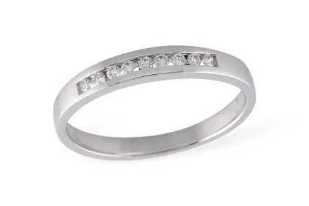 Diamond Wedding Band in white gold