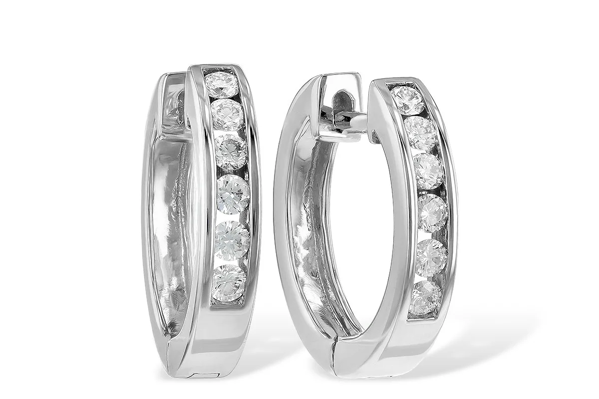 Diamond Earrings in white gold