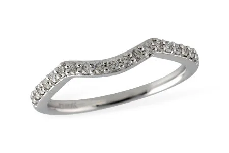 Diamond Wedding Band in white gold