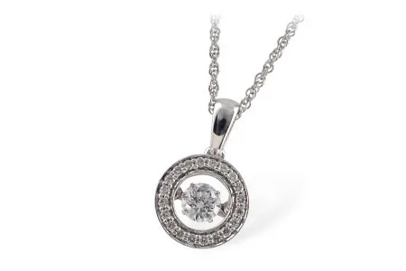 Diamond Necklace in white gold