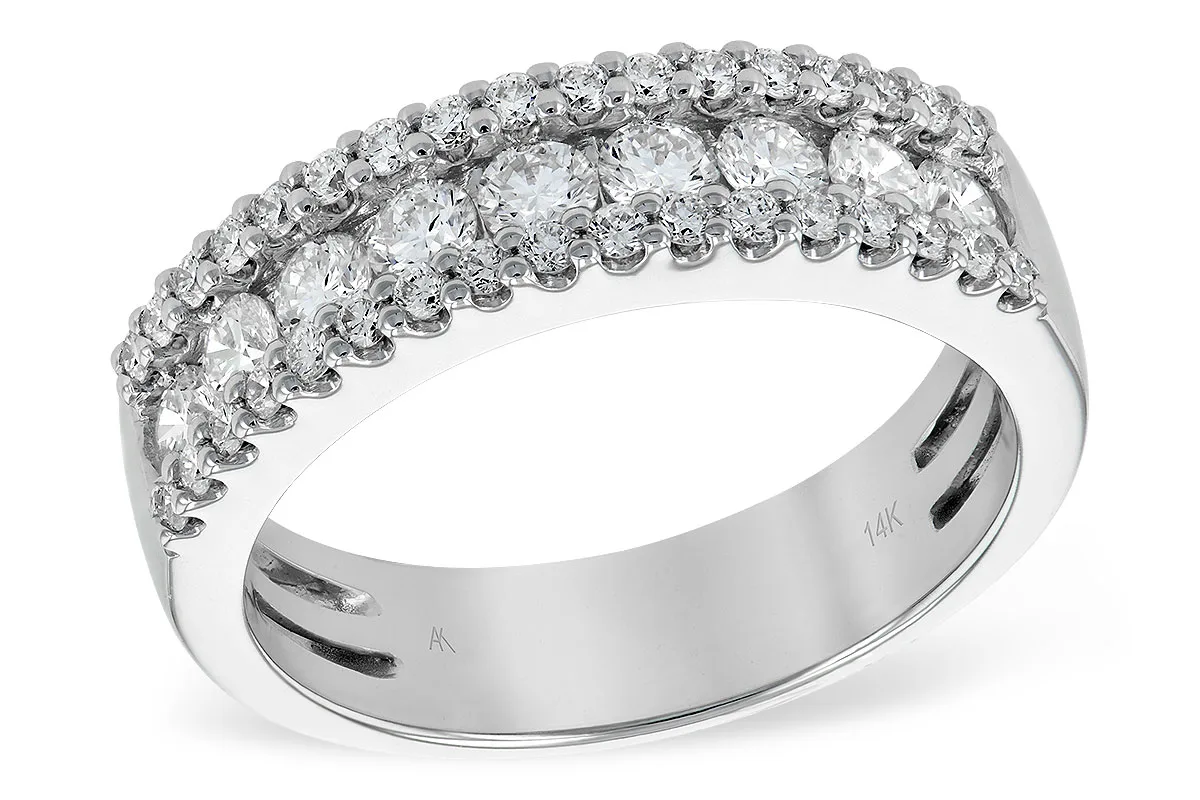 Diamond Wedding Band in white gold