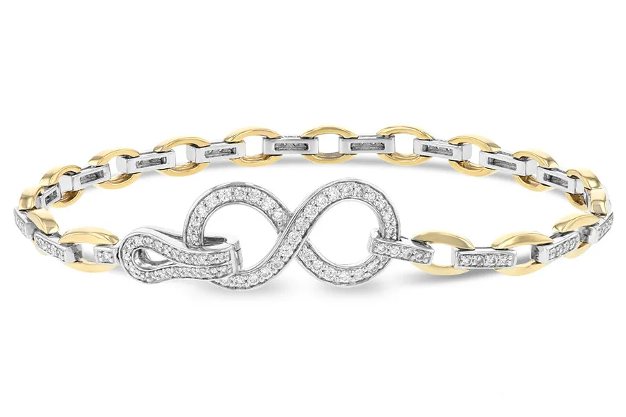 Diamond Bracelet in two-tone (reversed)