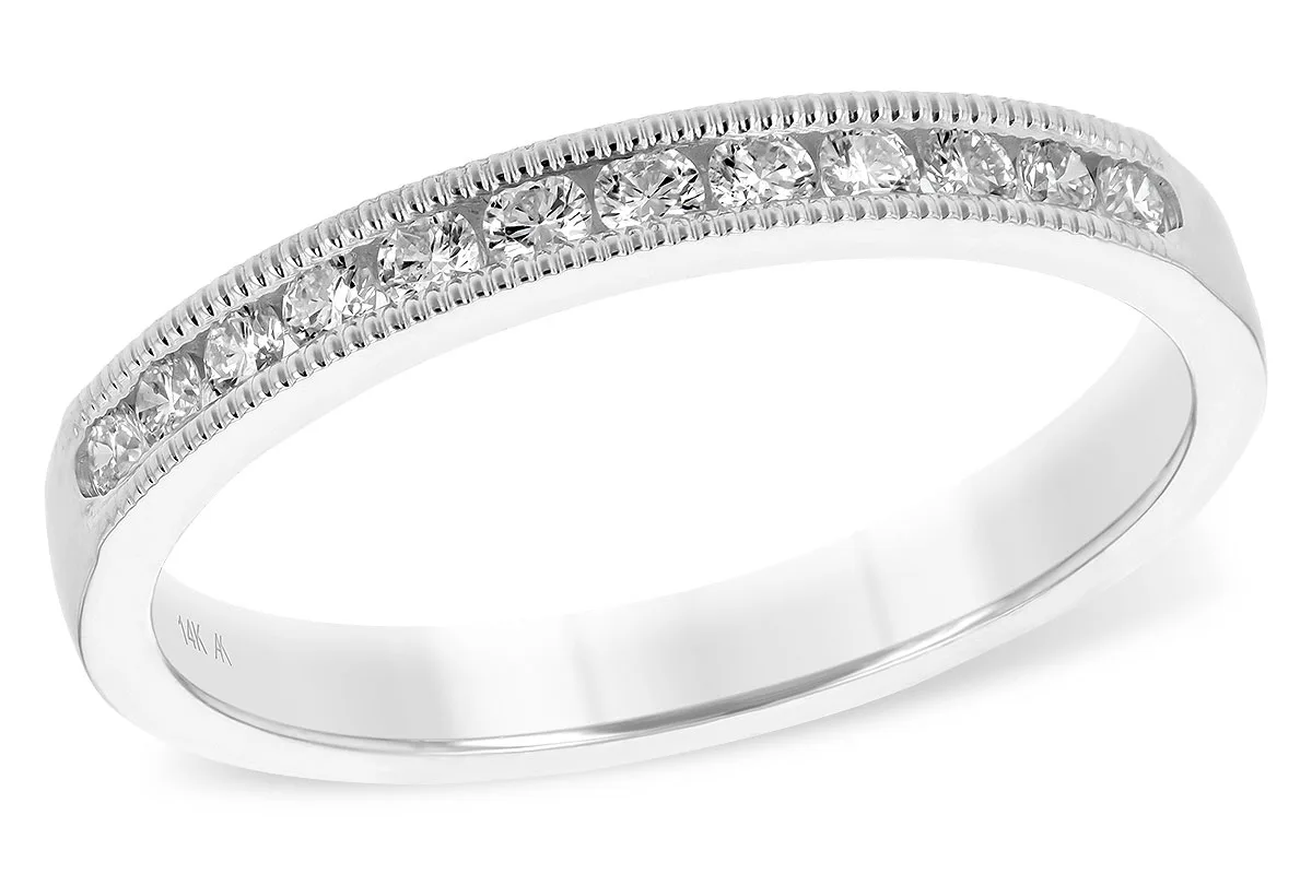 Diamond Wedding Band in white gold