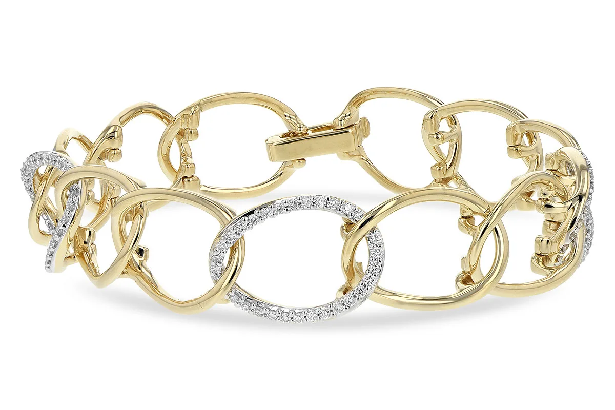 Diamond Bracelet in two-tone