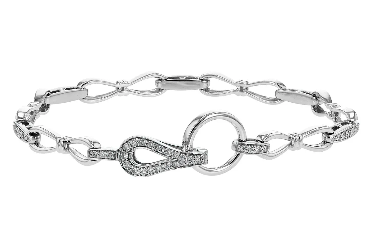 Diamond Bracelet in white gold