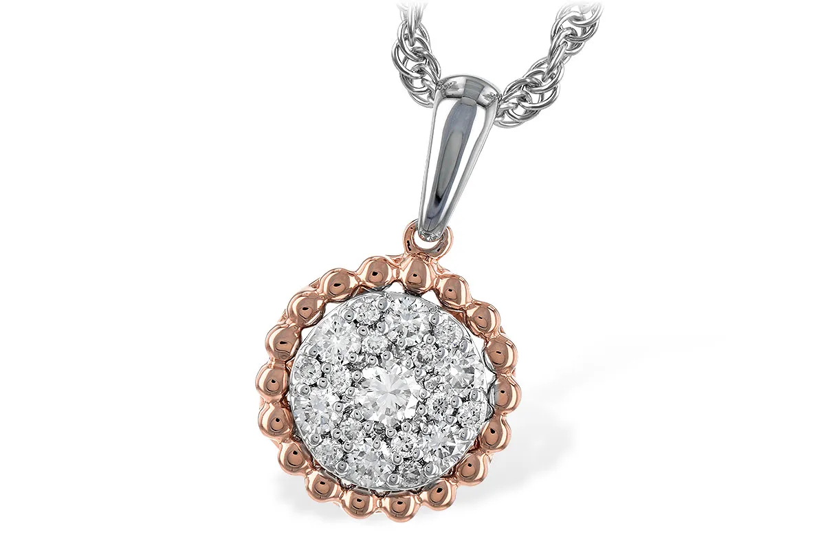 Diamond Necklace in two-tone (reversed)