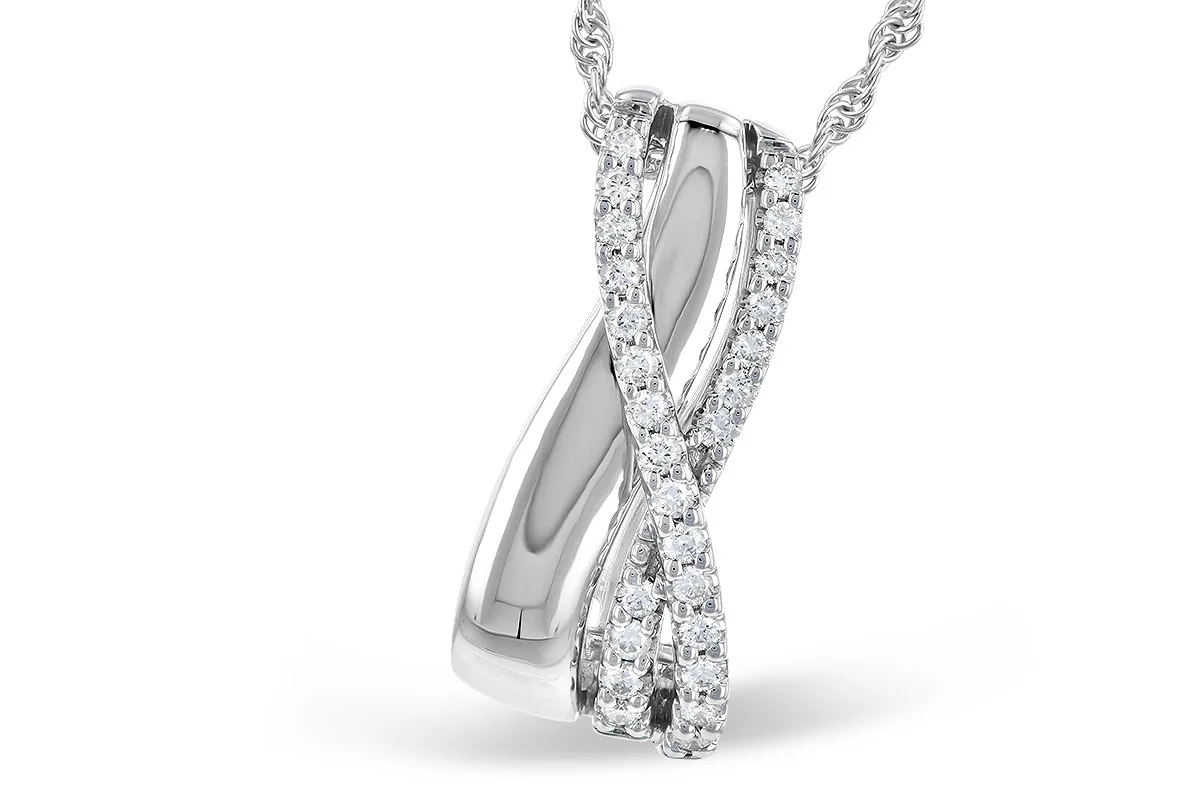 Diamond Necklace in white gold