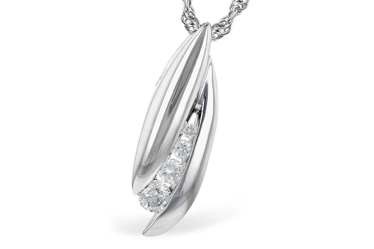 Diamond Necklace in white gold