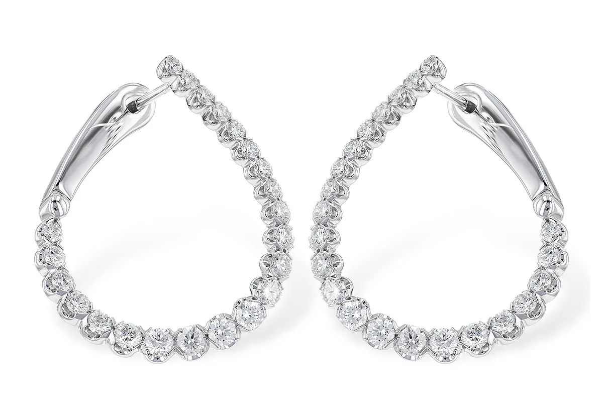 Diamond Earrings in white gold
