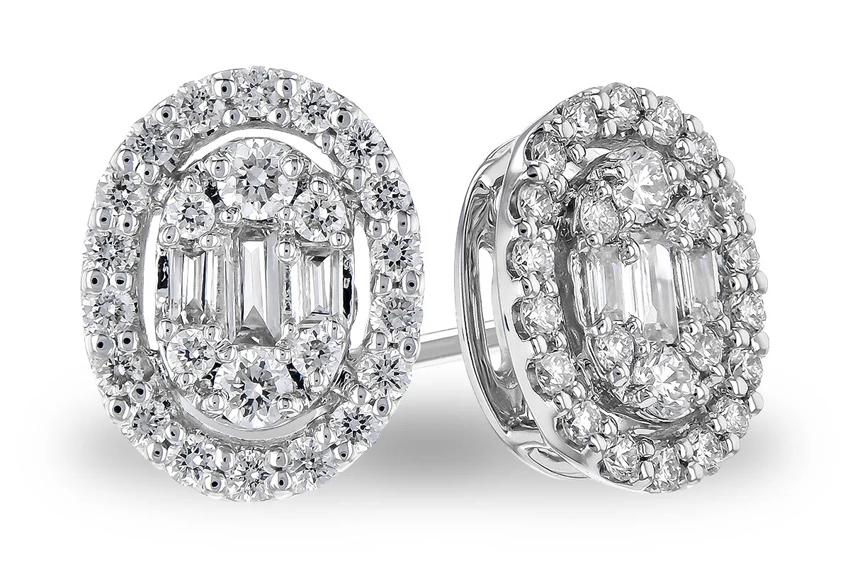 Diamond Earrings in white gold