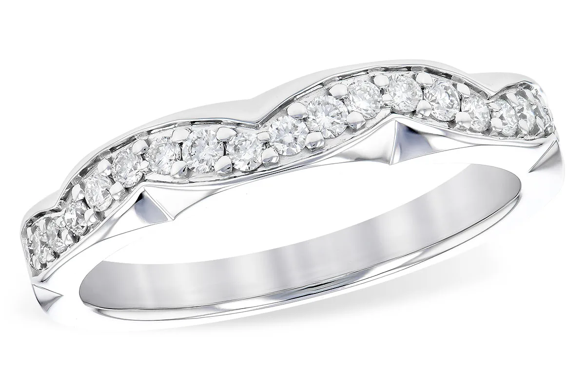 Diamond Wedding Band in white gold