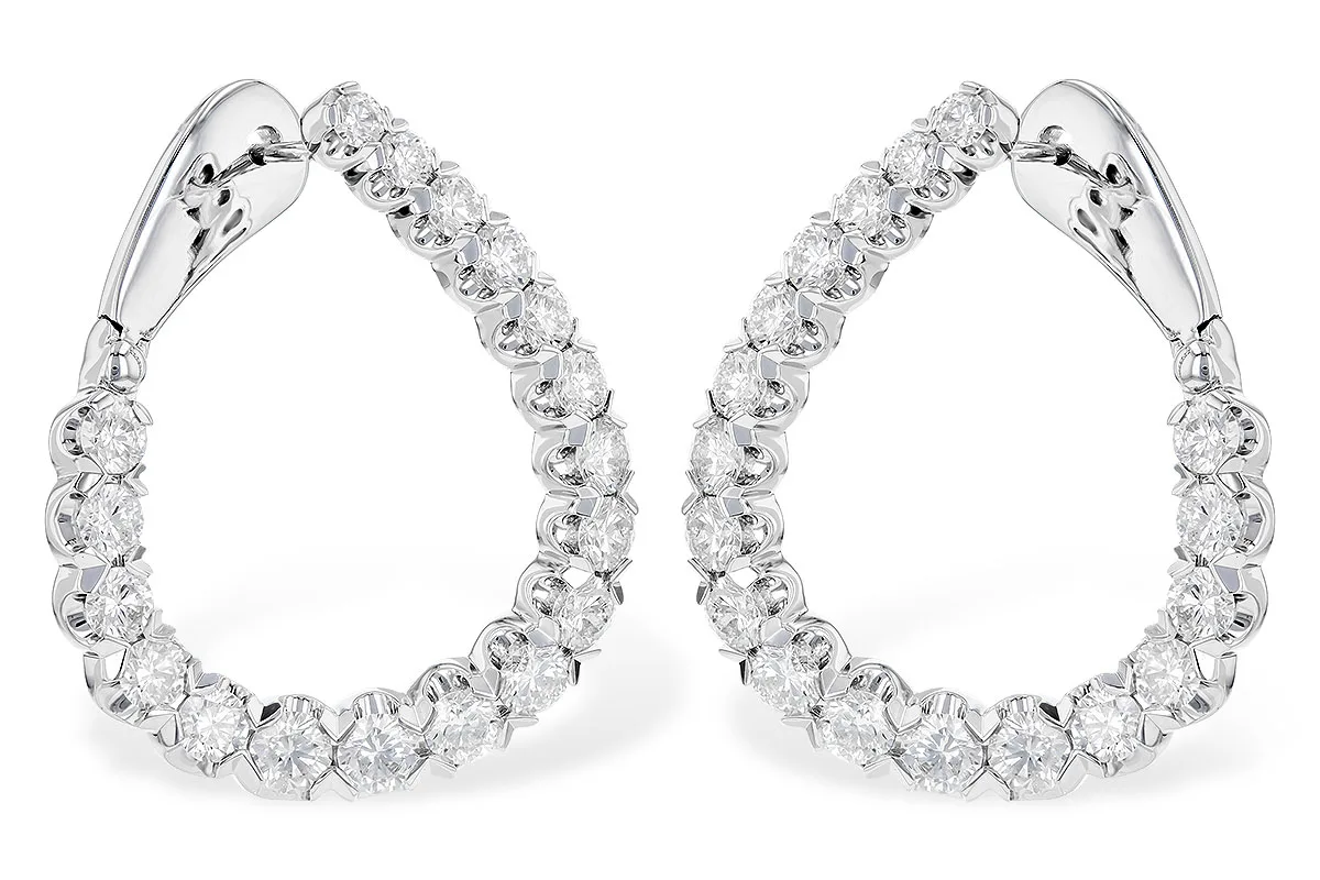 Diamond Earrings in white gold