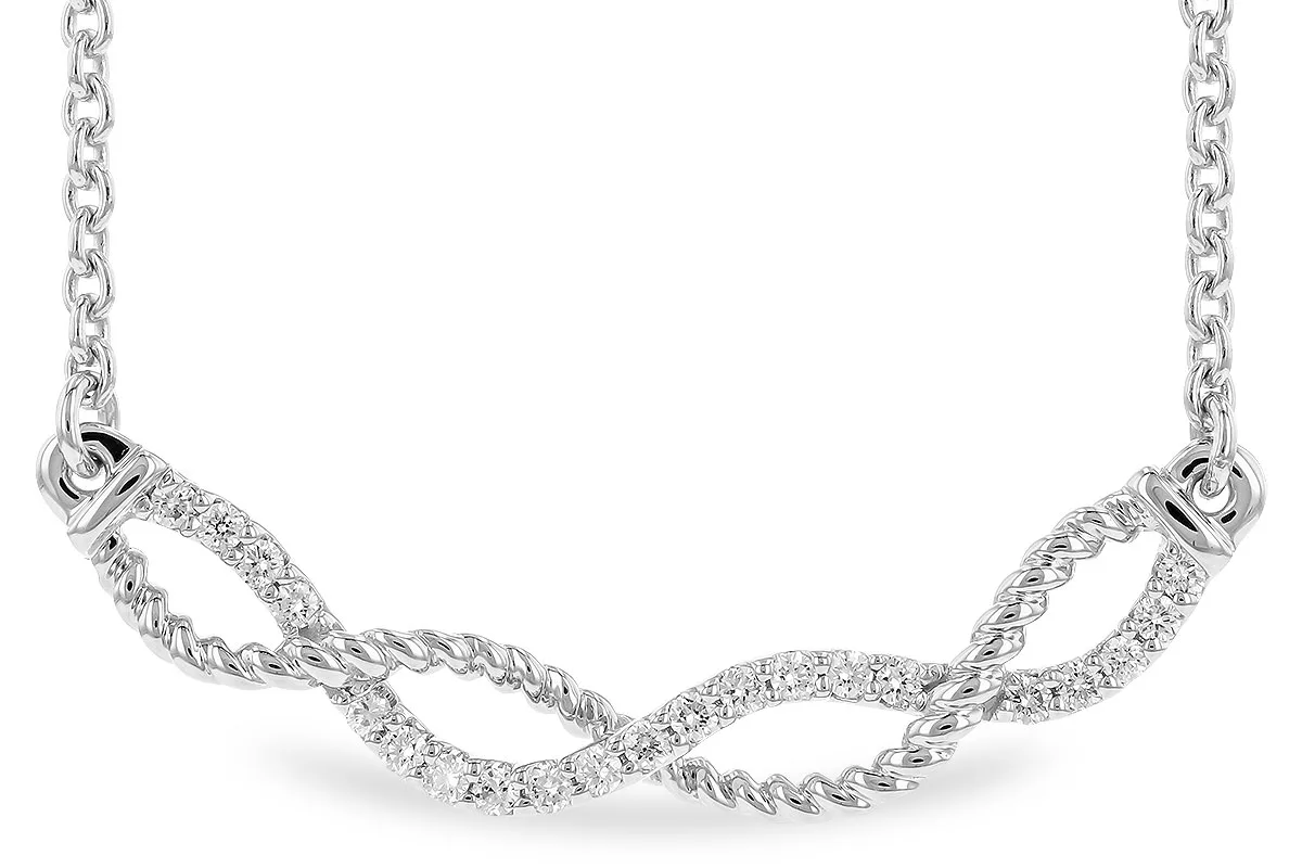 Diamond Necklace in white gold