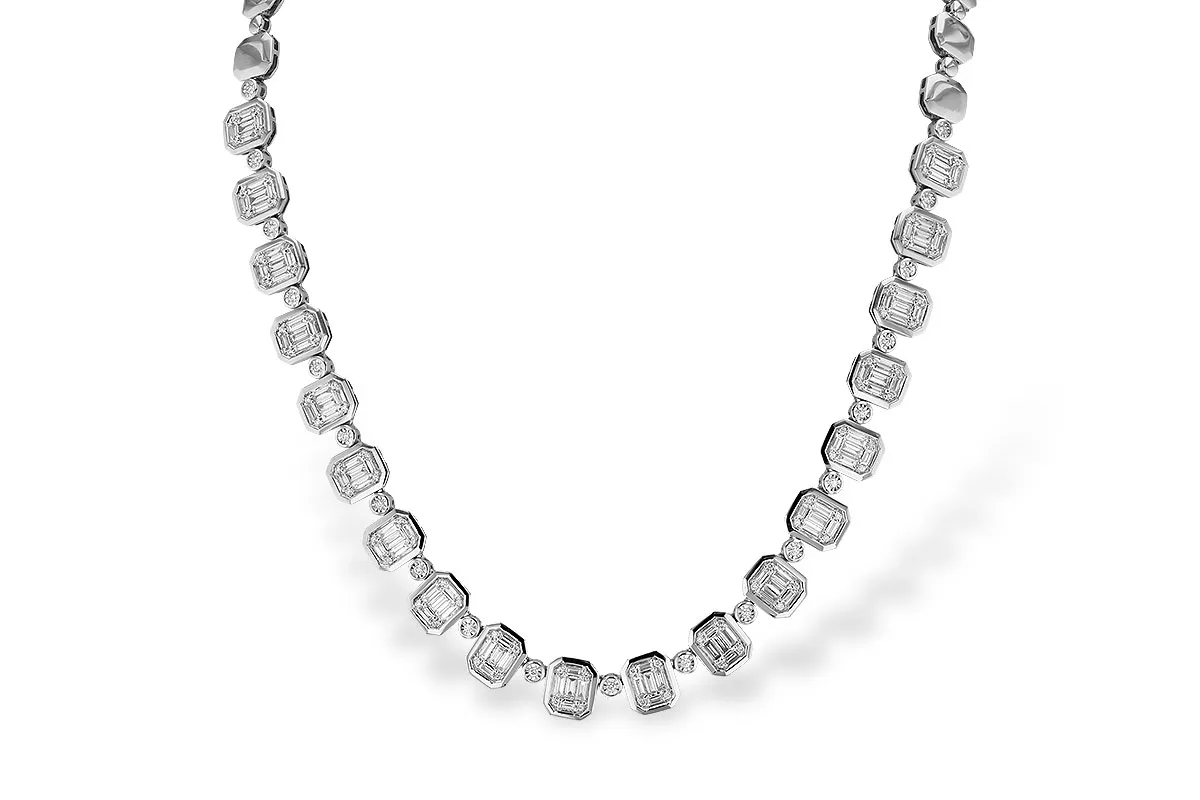 Diamond Necklace in white gold