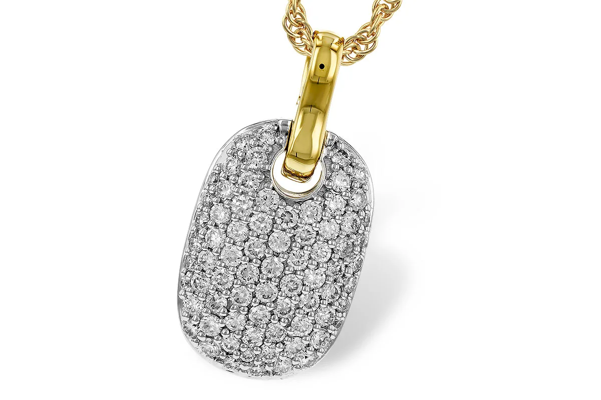 Diamond Necklace in yellow & white