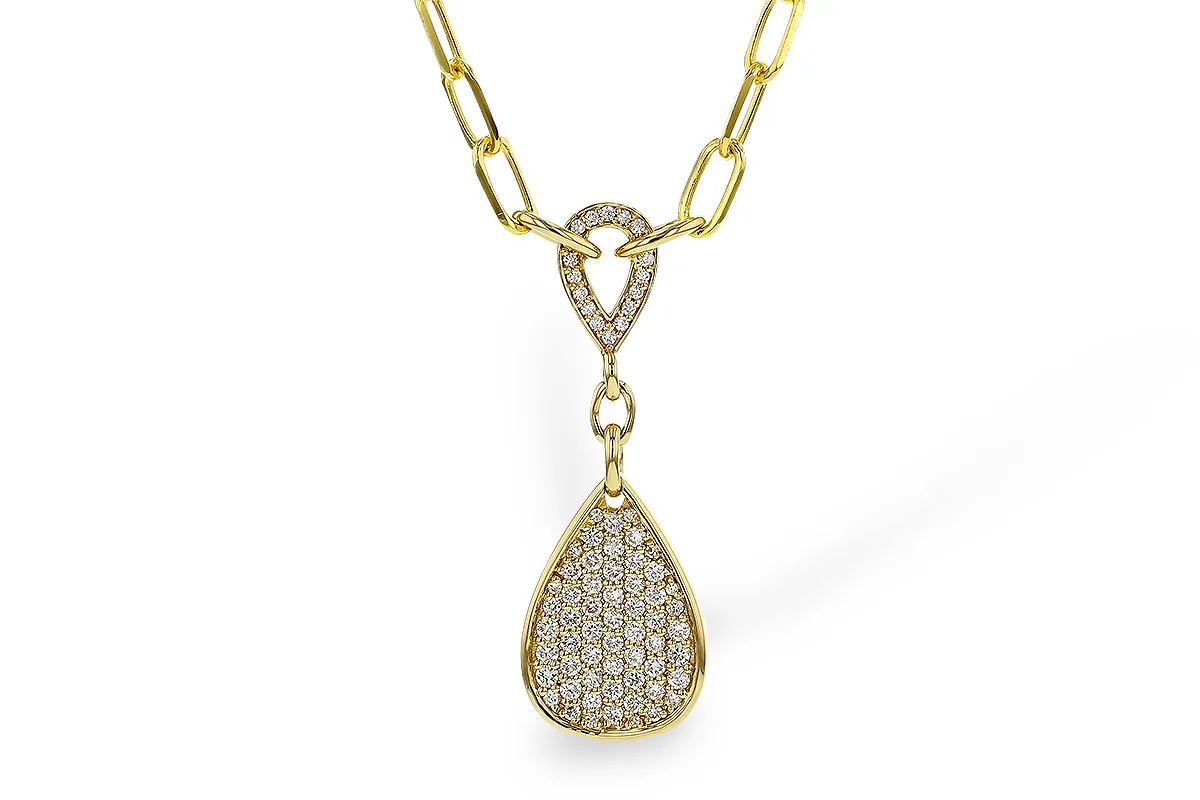 Diamond Necklace in yellow gold