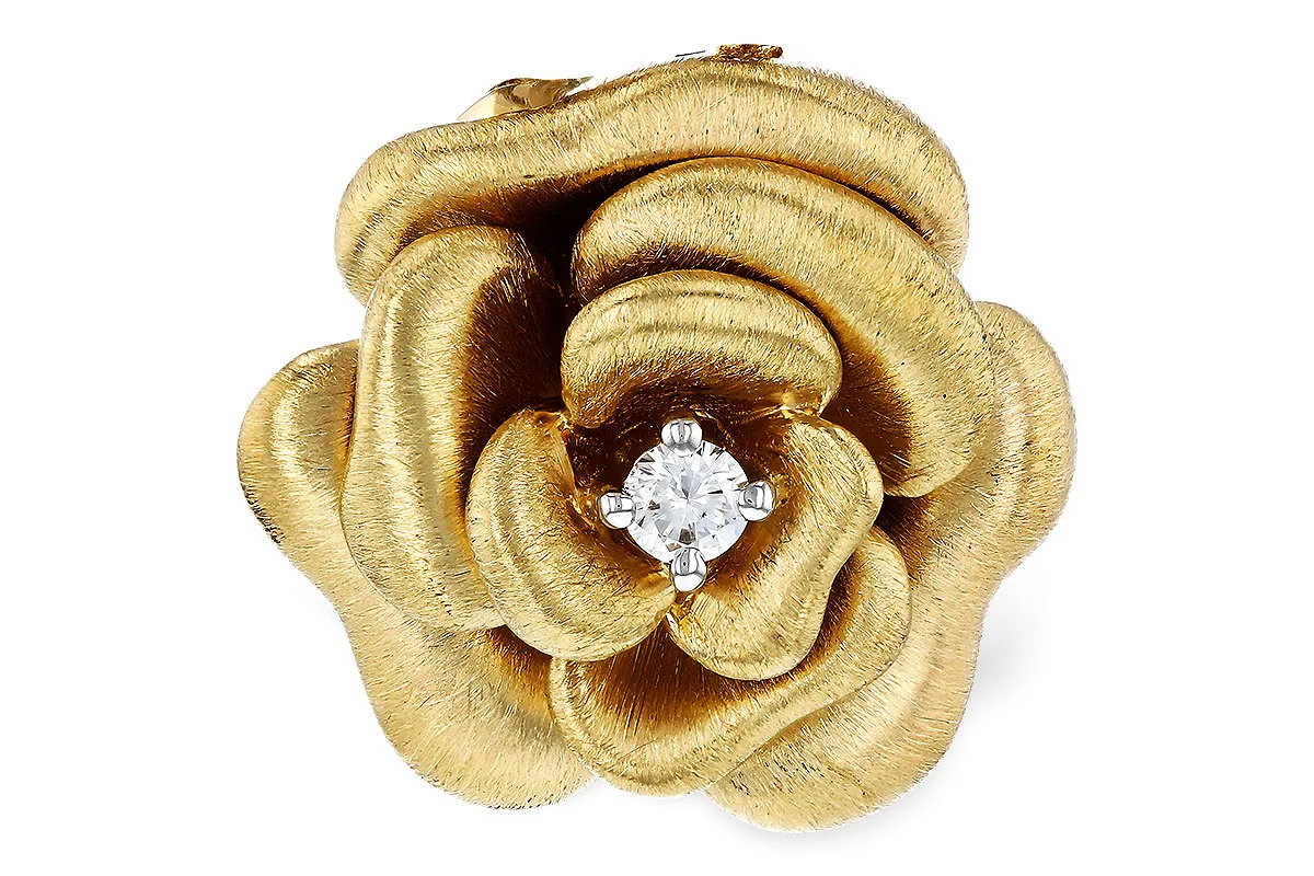 Diamond Pendant in yellow gold