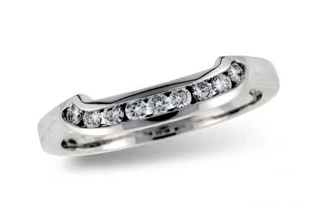 Diamond Wedding Band in white gold