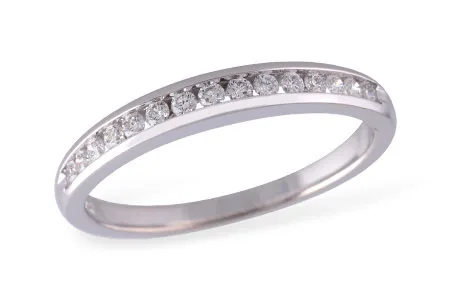Diamond Wedding Band in white gold