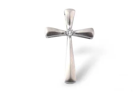 Diamond Pendant in white gold