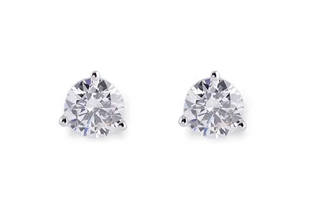 Diamond Earrings in white gold