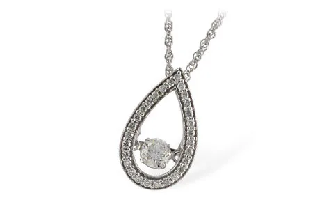 Diamond Necklace in white gold