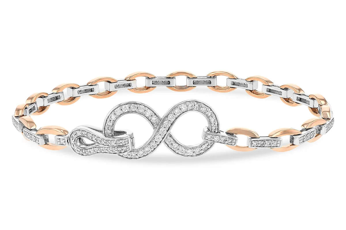 Diamond Bracelet in two-tone (reversed)