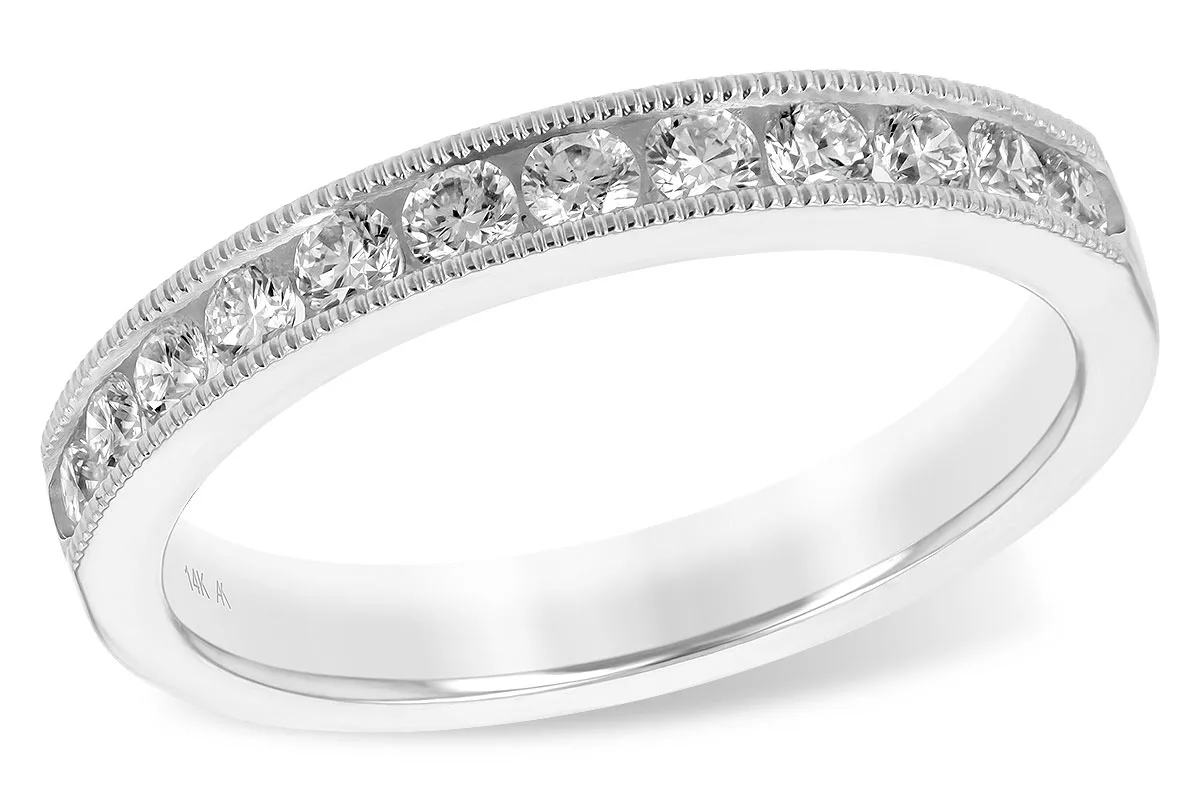 Diamond Wedding Band in white gold