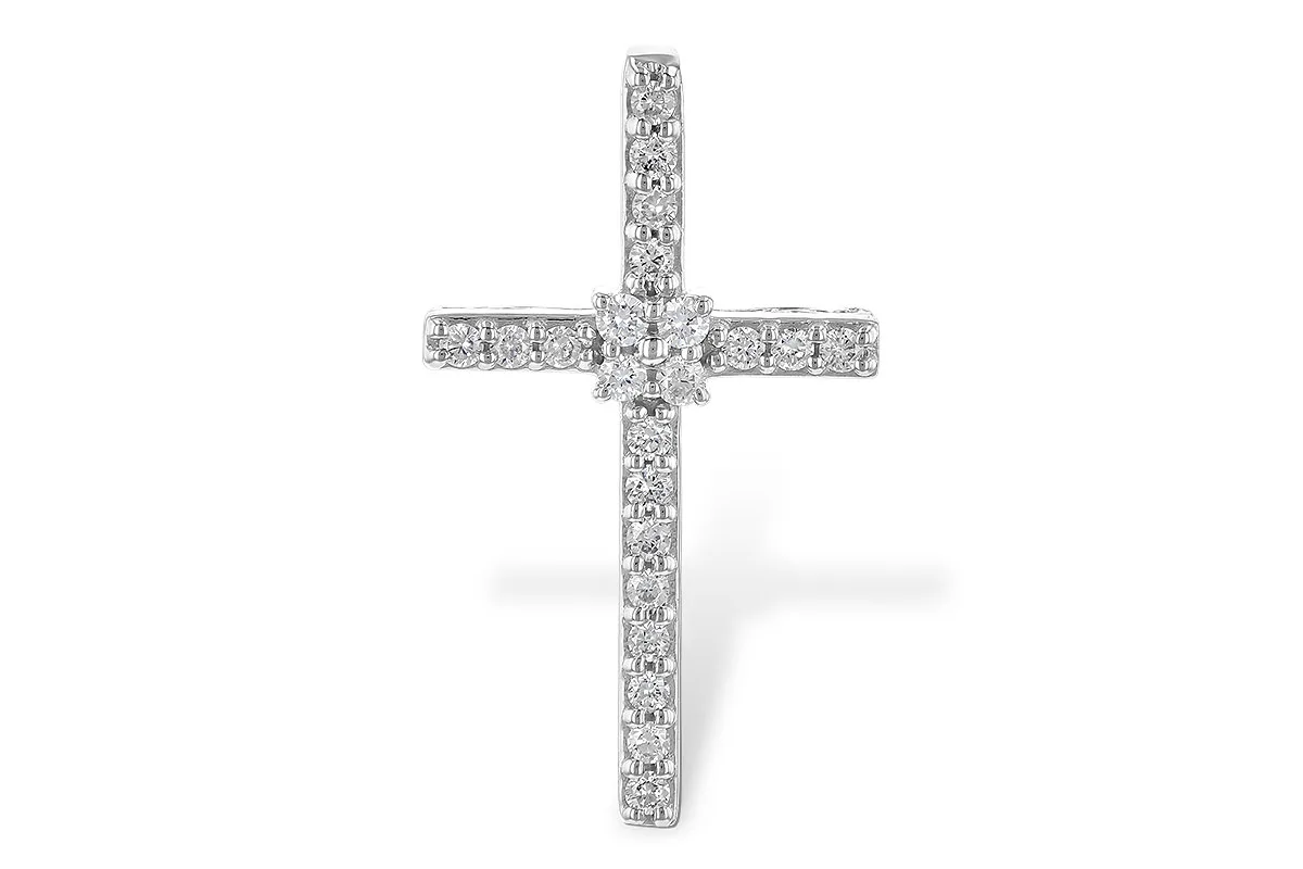Diamond Pendant in white gold