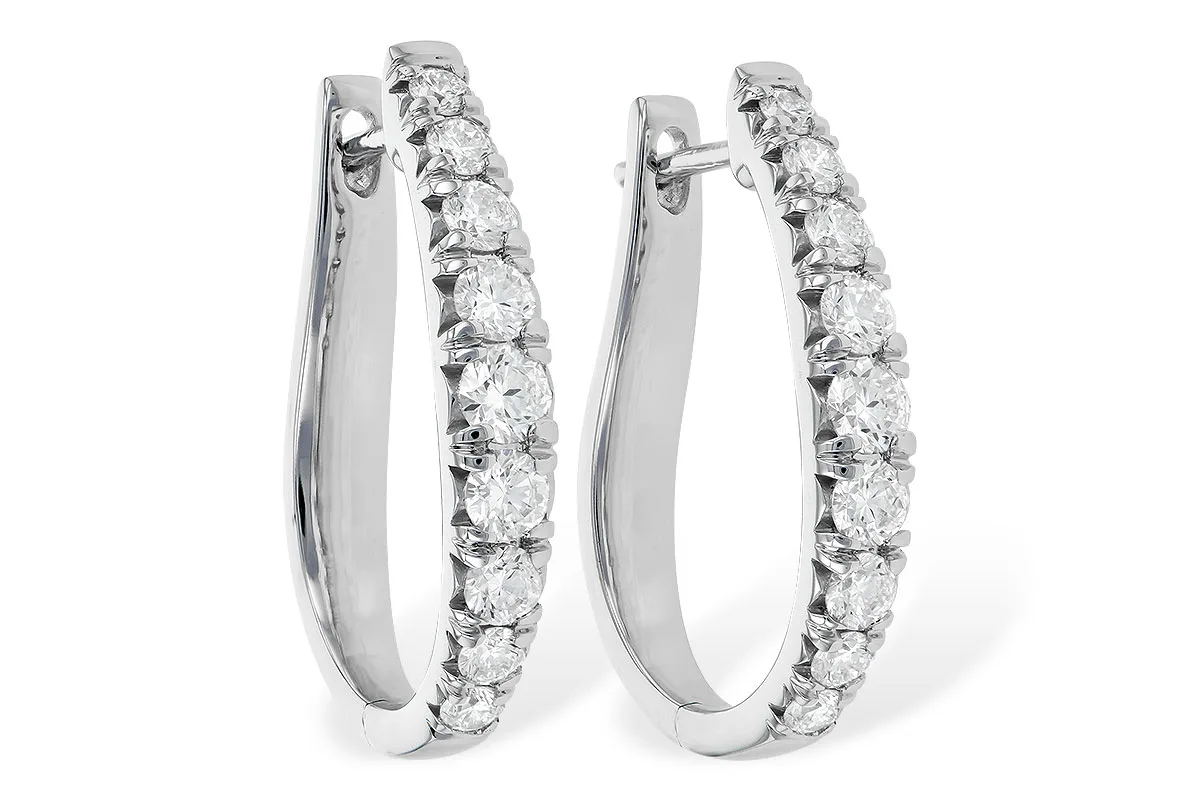Diamond Earrings in white gold