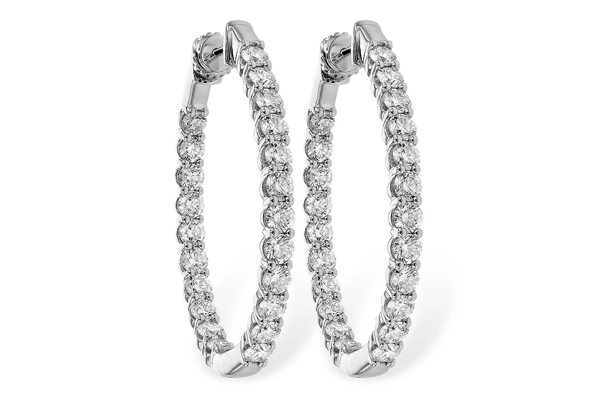 Diamond Earrings in white gold