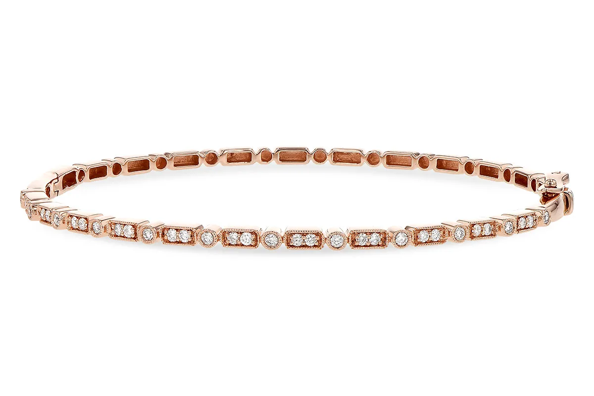 Diamond Bangle in rose gold