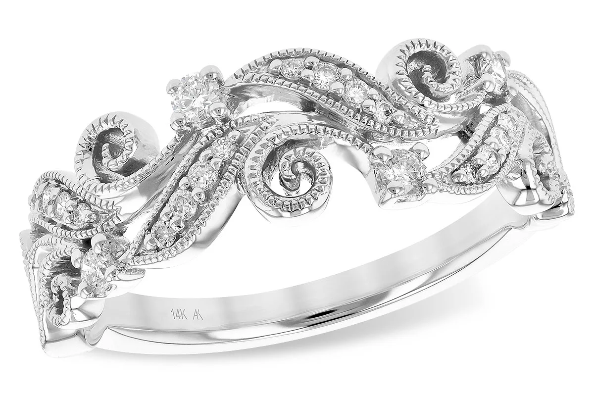 Diamond Wedding Band in white gold
