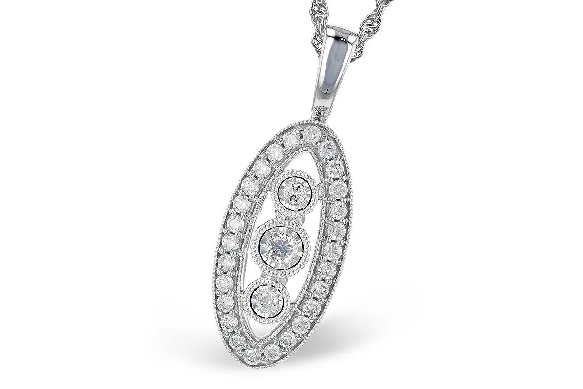 Diamond Necklace in white gold