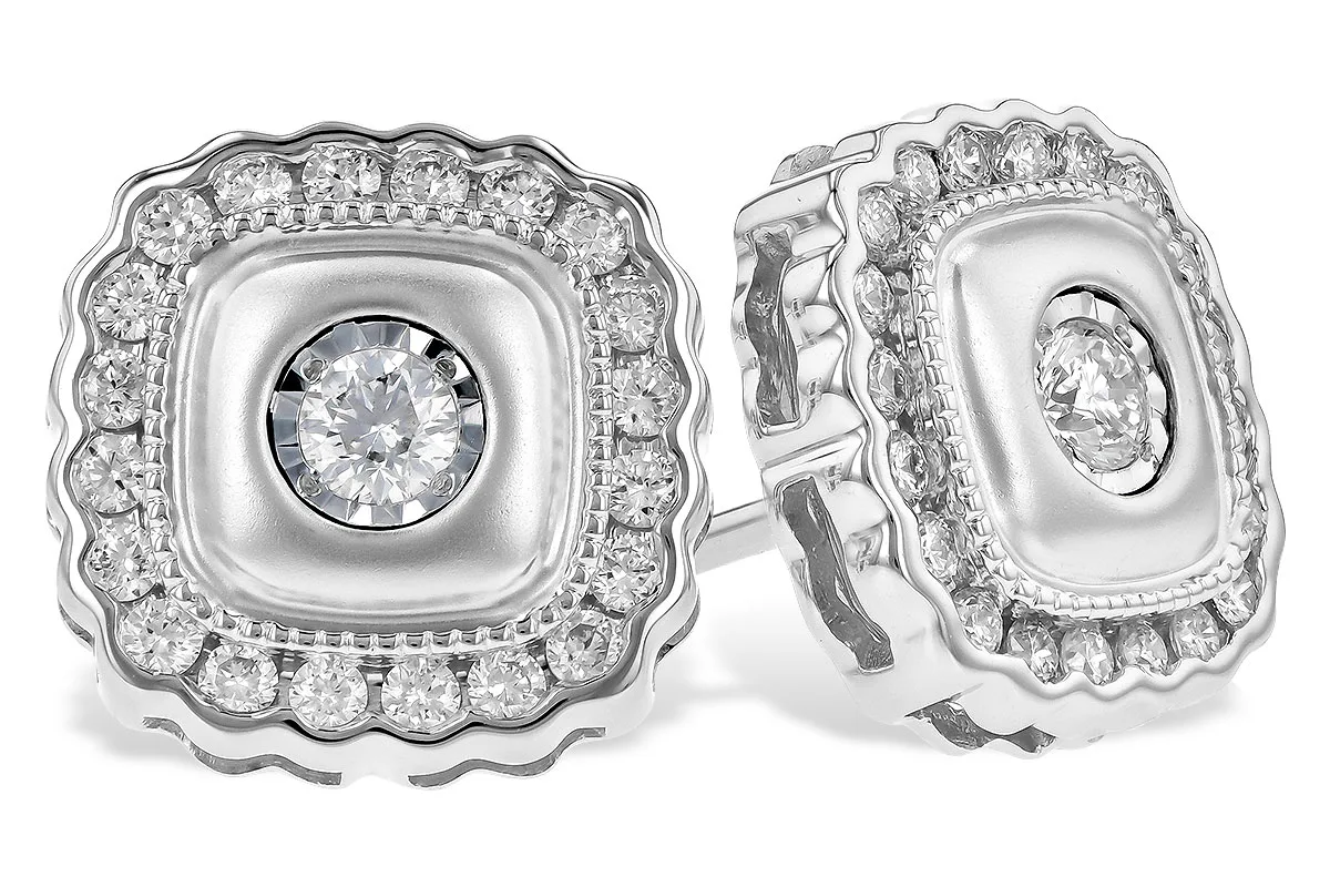 Diamond Earrings in white gold