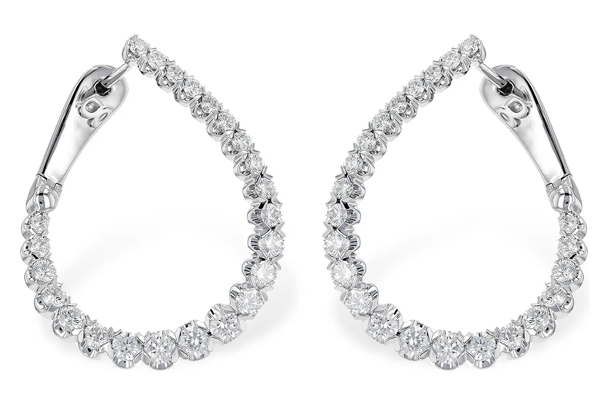 Diamond Earrings in white gold