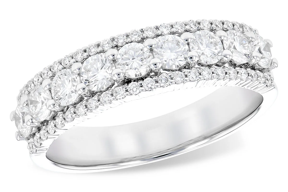 Diamond Wedding Band in white gold