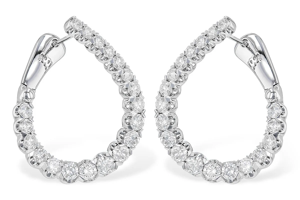 Diamond Earrings in white gold