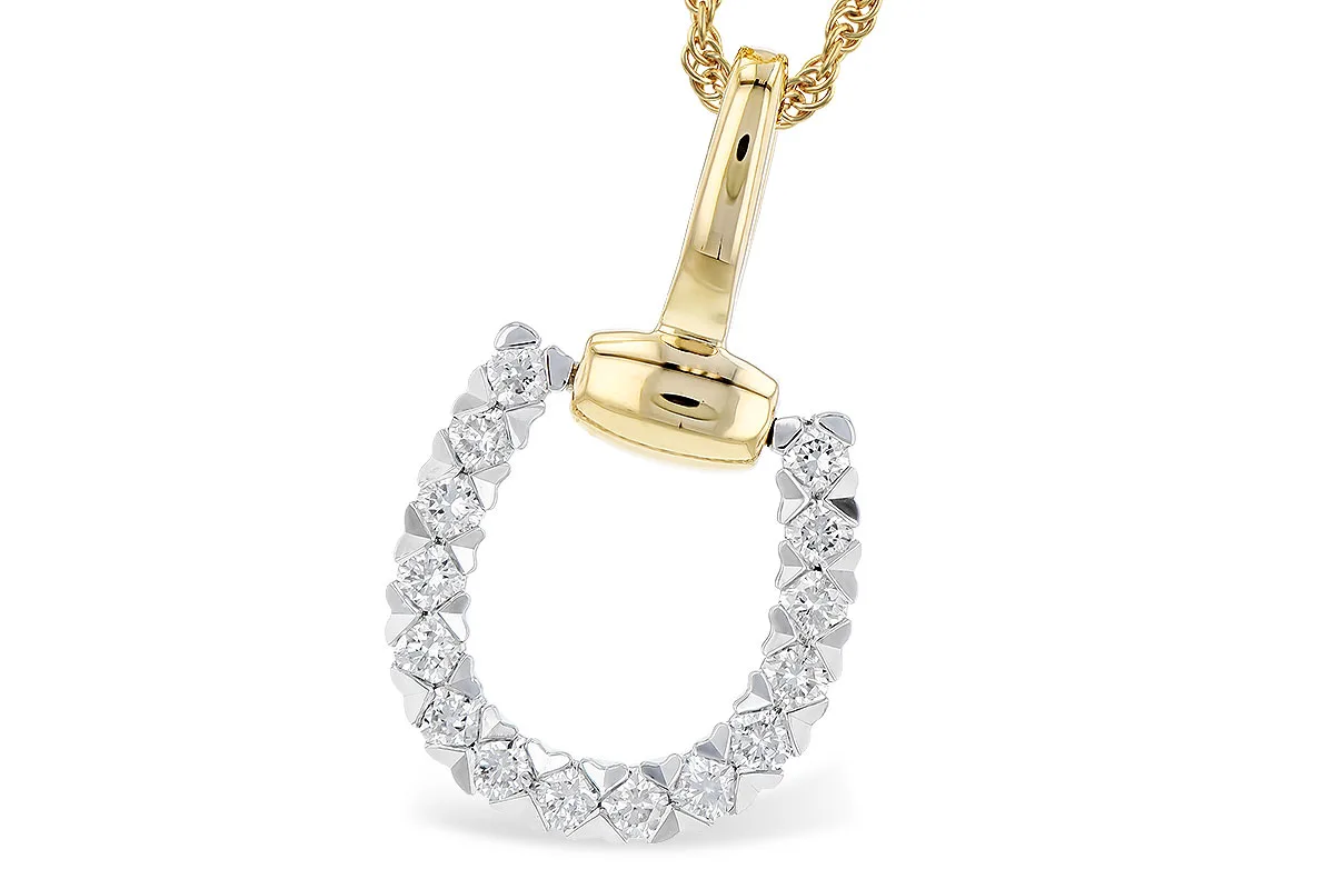 Diamond Necklace in yellow & white