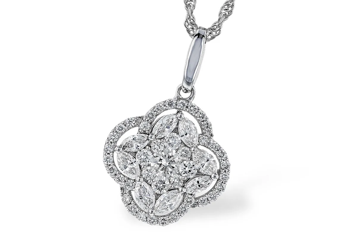 Diamond Necklace in white gold