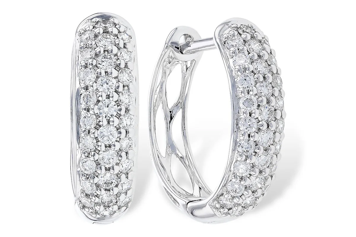 Diamond Earrings in white gold