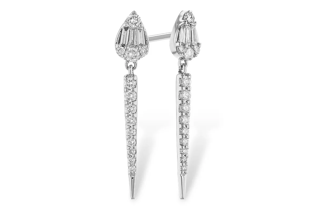 Diamond Earrings in white gold